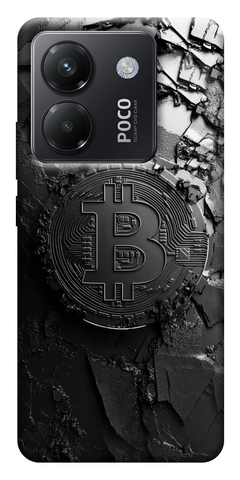 Чехол Dark bitcoin для Xiaomi Poco M7 Pro 5G