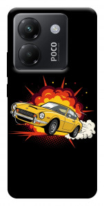 Чохол Retro comics car black для Xiaomi Poco M7 Pro 5G