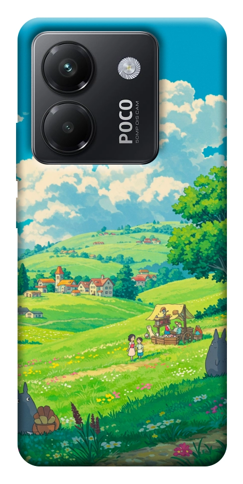 Чохол Miyazaki landscape для Xiaomi Poco M7 Pro 5G