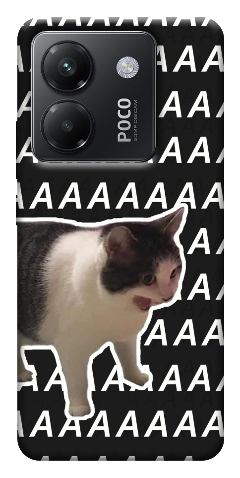 Чохол Сat screaming для Xiaomi Poco M7 Pro 5G