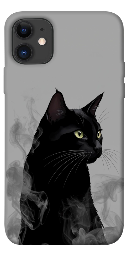 Чохол Smoke cat для iPhone 11