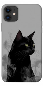 Чохол Smoke cat для iPhone 11
