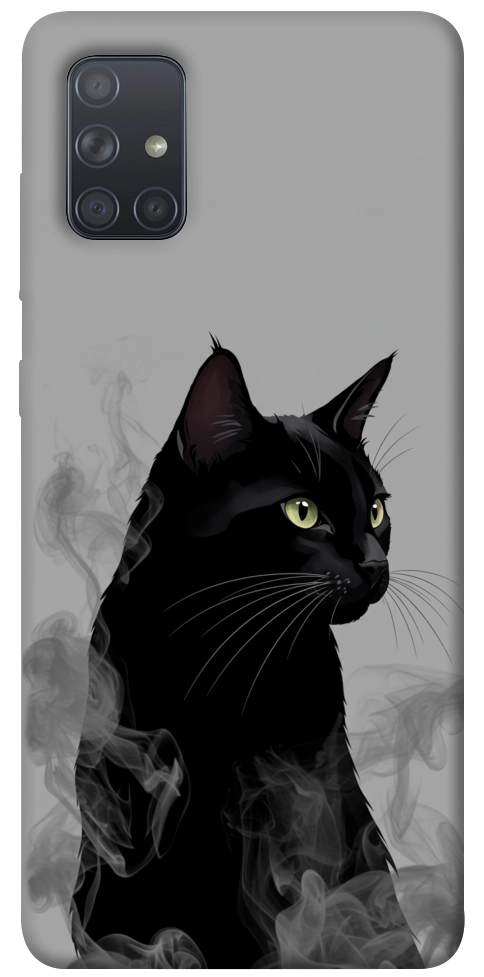 Чохол Smoke cat для Galaxy A71 (2020)