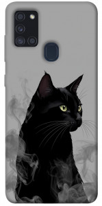 Чехол Smoke cat для Galaxy A21s (2020)