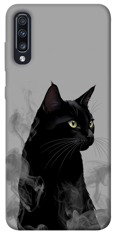Чехол Smoke cat для Galaxy A70 (2019)