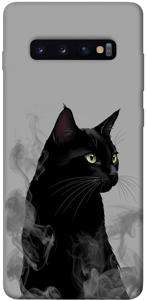 Чехол Smoke cat для Galaxy S10 Plus (2019)