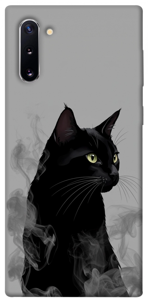 Чохол Smoke cat для Galaxy Note 10 (2019)