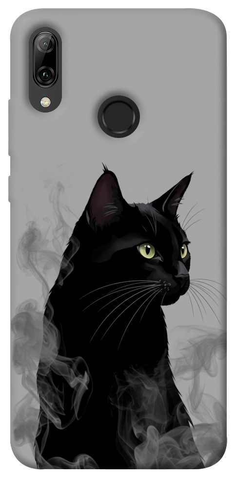 Чохол Smoke cat для Huawei P Smart (2019)