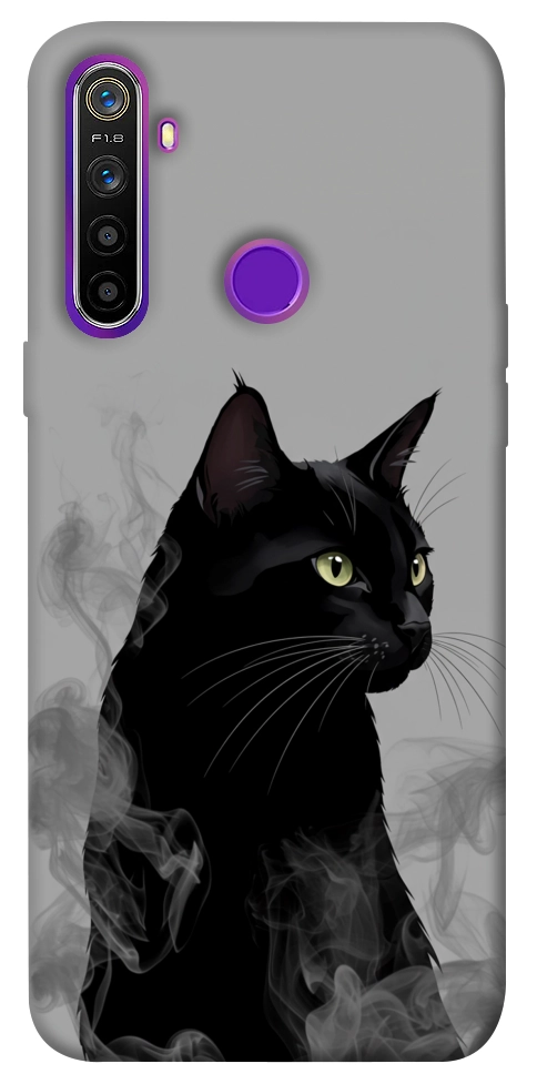 Чохол Smoke cat для Realme 5