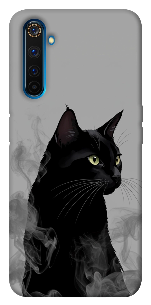 Чехол Smoke cat для Realme 6 Pro