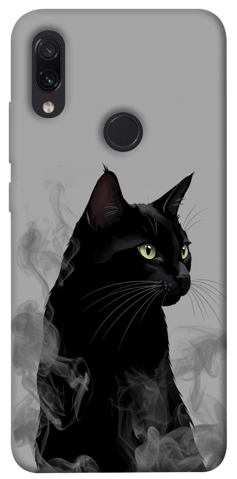 Чехол Smoke cat для Xiaomi Redmi Note 7