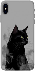 Чохол Smoke cat для iPhone XS