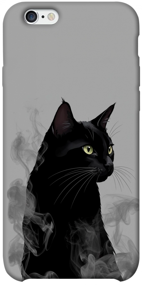 Чохол Smoke cat для iPhone 6S Plus