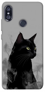 Чехол Smoke cat для Xiaomi Redmi Note 5 Pro