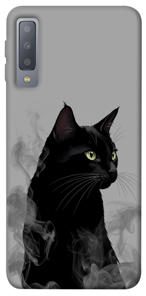 Чехол Smoke cat для Galaxy A7 (2018)