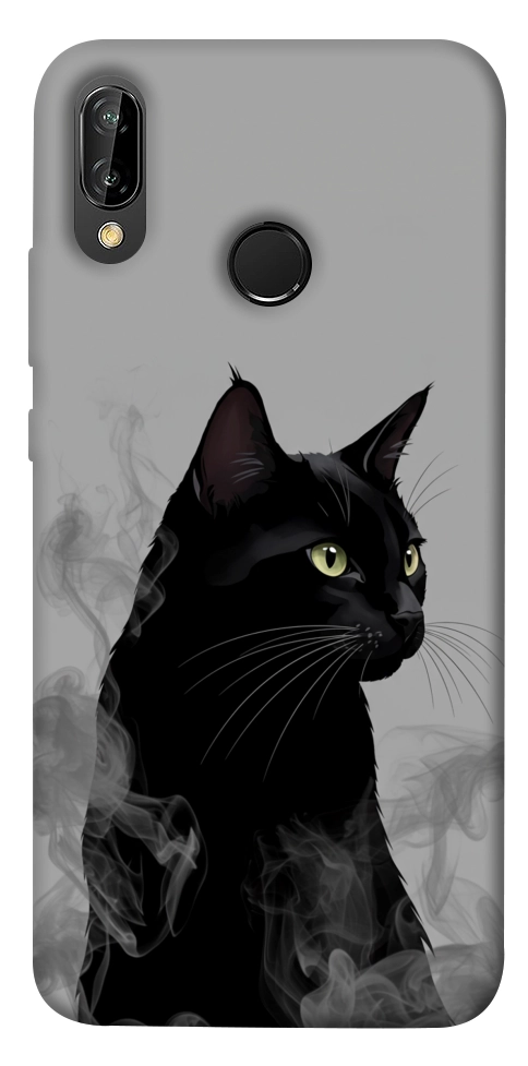 Чохол Smoke cat для Huawei P20 Lite