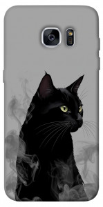Чохол Smoke cat для Galaxy S7 Edge