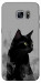 Чехол Smoke cat для Galaxy S7 Edge