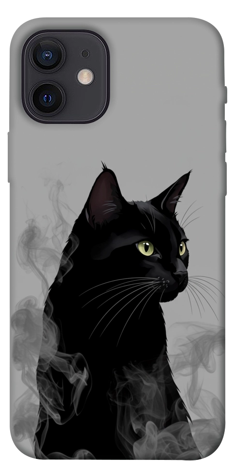 Чохол Smoke cat для iPhone 12