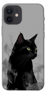 Чохол Smoke cat для iPhone 12