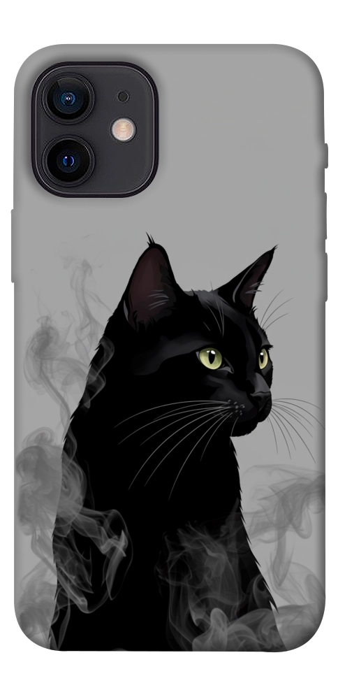 Чохол Smoke cat для iPhone 12 mini