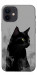 Чохол Smoke cat для iPhone 12 mini