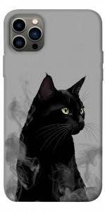 Чохол Smoke cat для iPhone 12 Pro