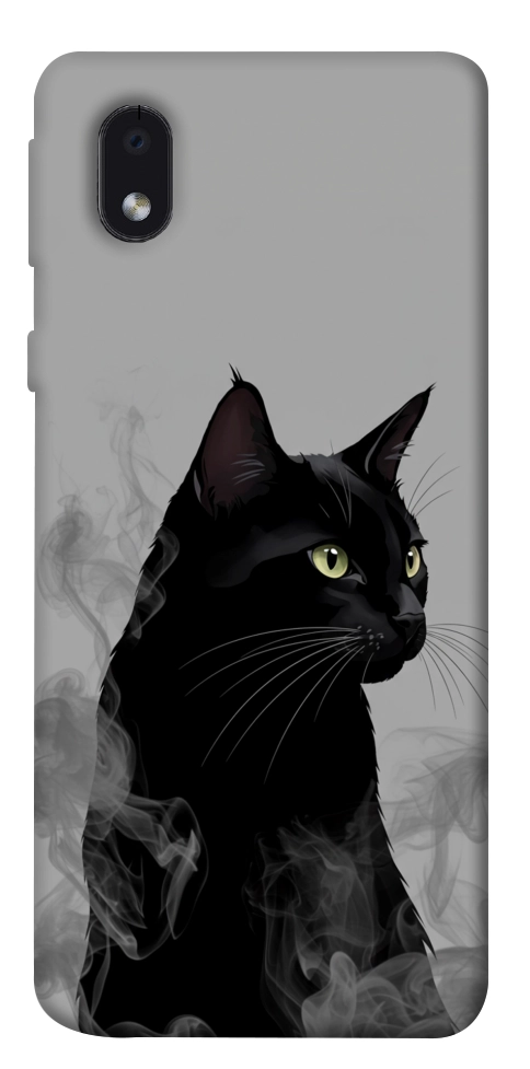 Чохол Smoke cat для Galaxy M01 Core