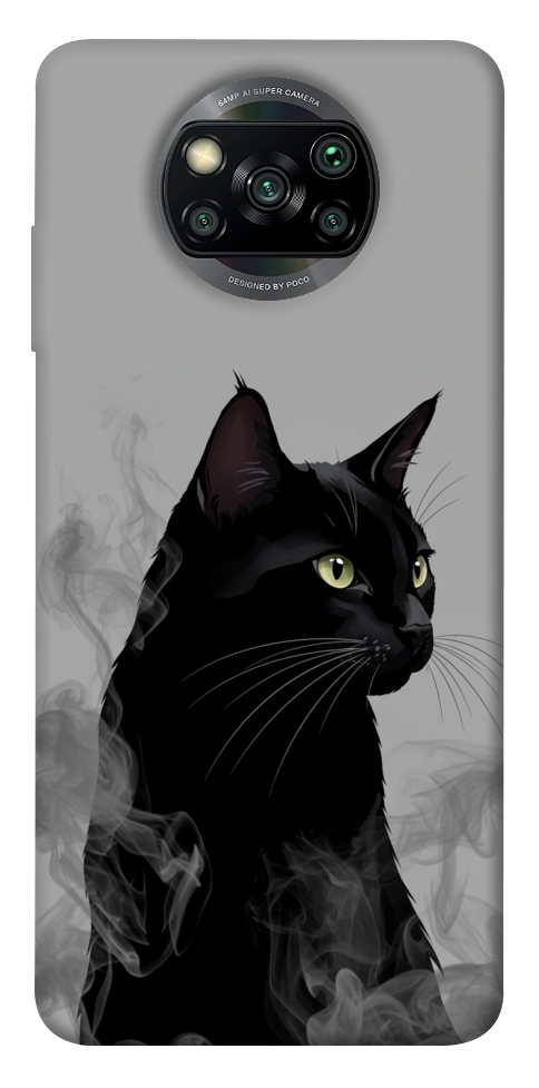 Чехол Smoke cat для Xiaomi Poco X3 NFC