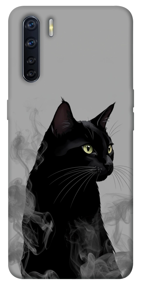 Чохол Smoke cat для Oppo A91