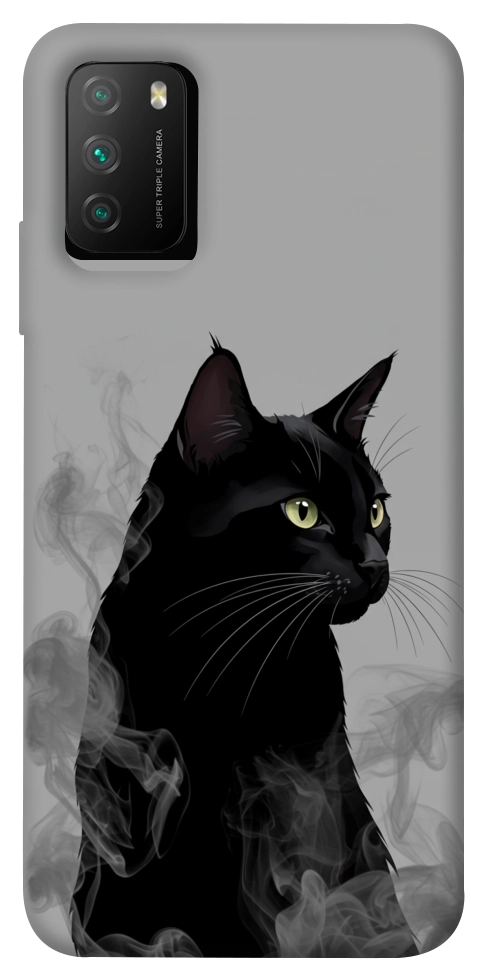 Чехол Smoke cat для Xiaomi Poco M3