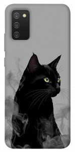 Чохол Smoke cat для Galaxy A02s