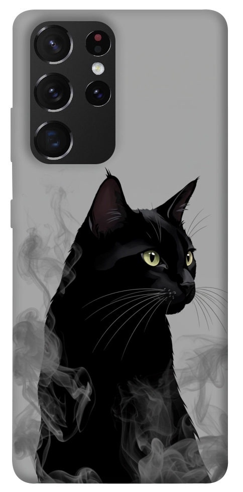Чехол Smoke cat для Galaxy S21 Ultra