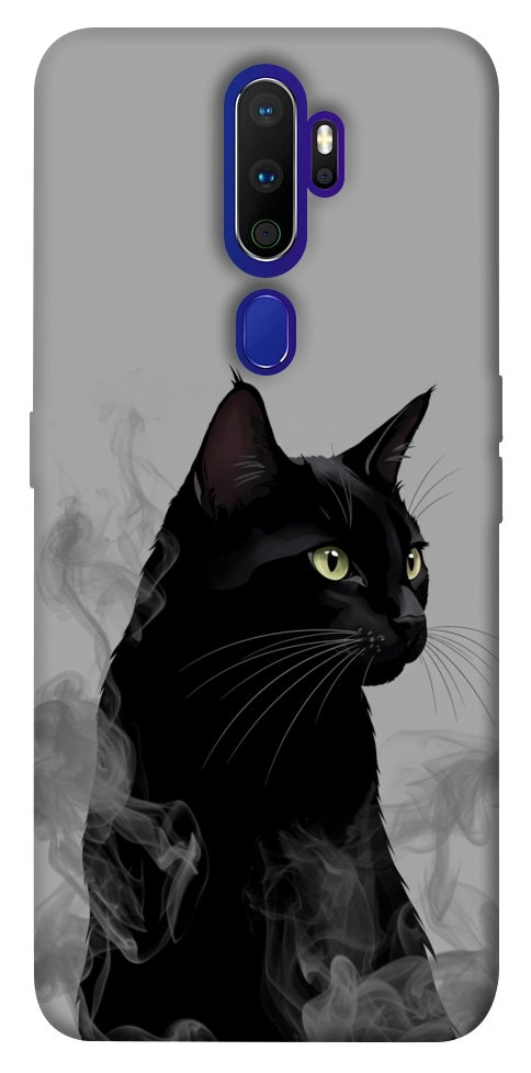 Чехол Smoke cat для Oppo A9 (2020)
