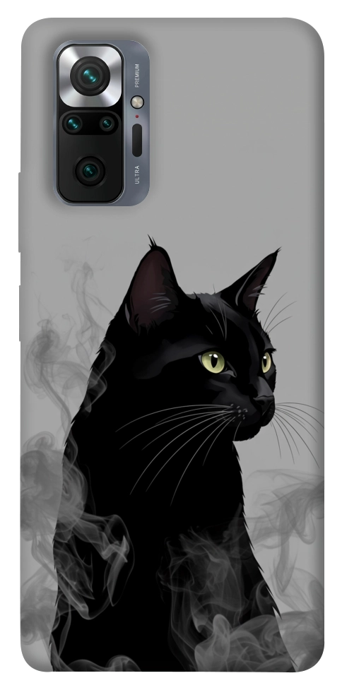 Чехол Smoke cat для Xiaomi Redmi Note 10 Pro