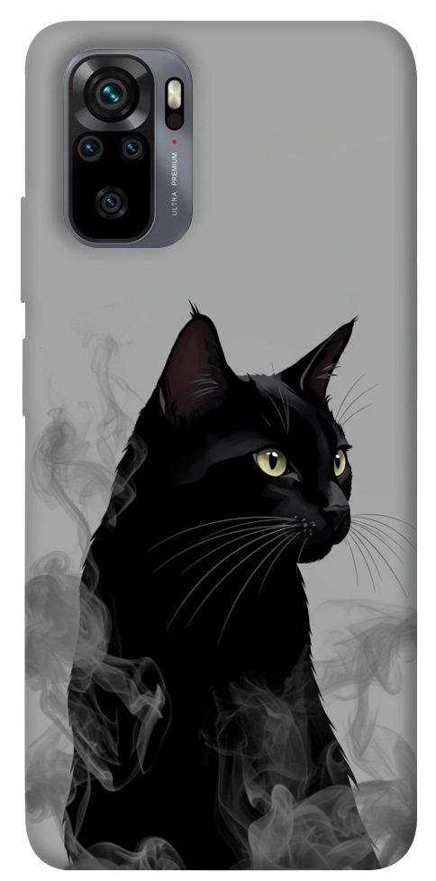 Чехол Smoke cat для Xiaomi Redmi Note 10