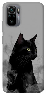 Чехол Smoke cat для Xiaomi Redmi Note 10