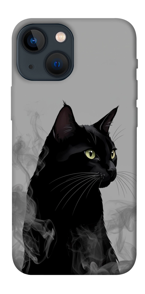 Чохол Smoke cat для iPhone 13 mini