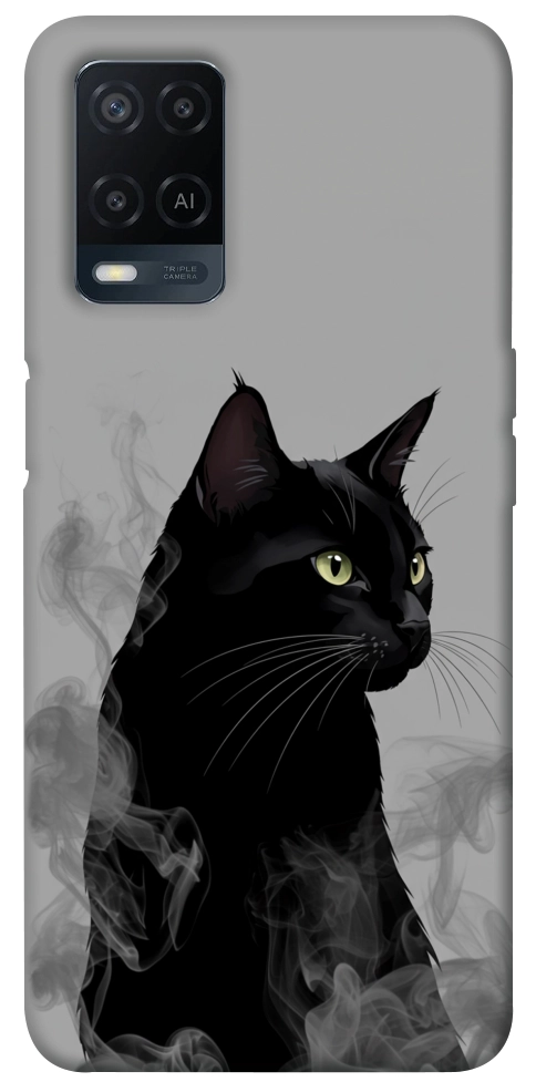 Чохол Smoke cat для Oppo A54 4G