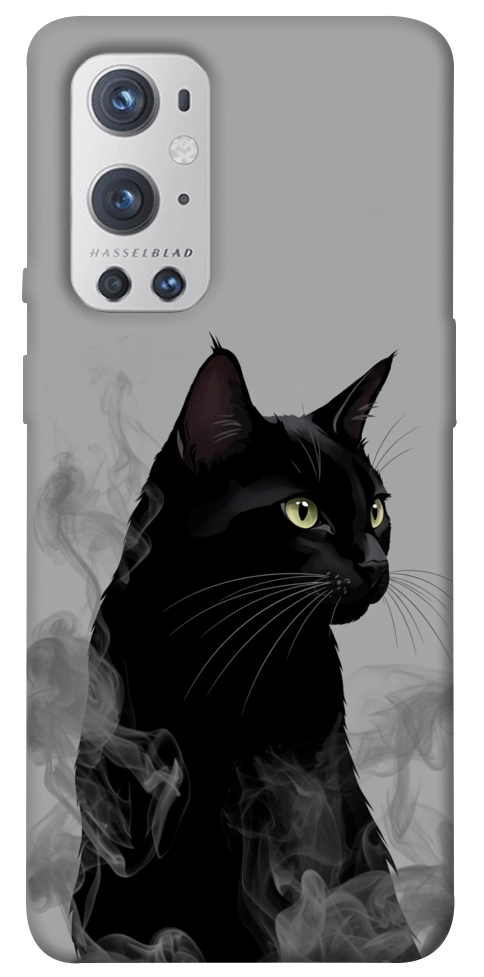 Чохол Smoke cat для Oneplus 9 pro