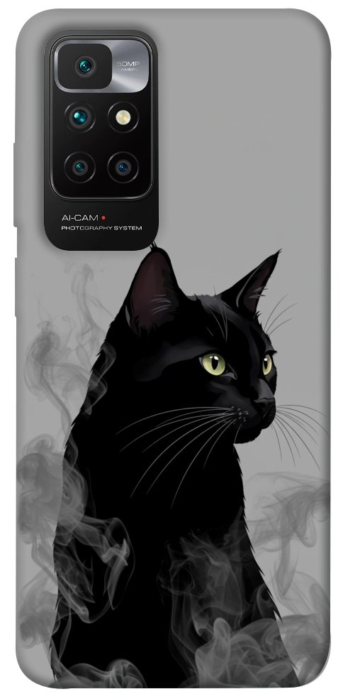 Чехол Smoke cat для Xiaomi Redmi 10
