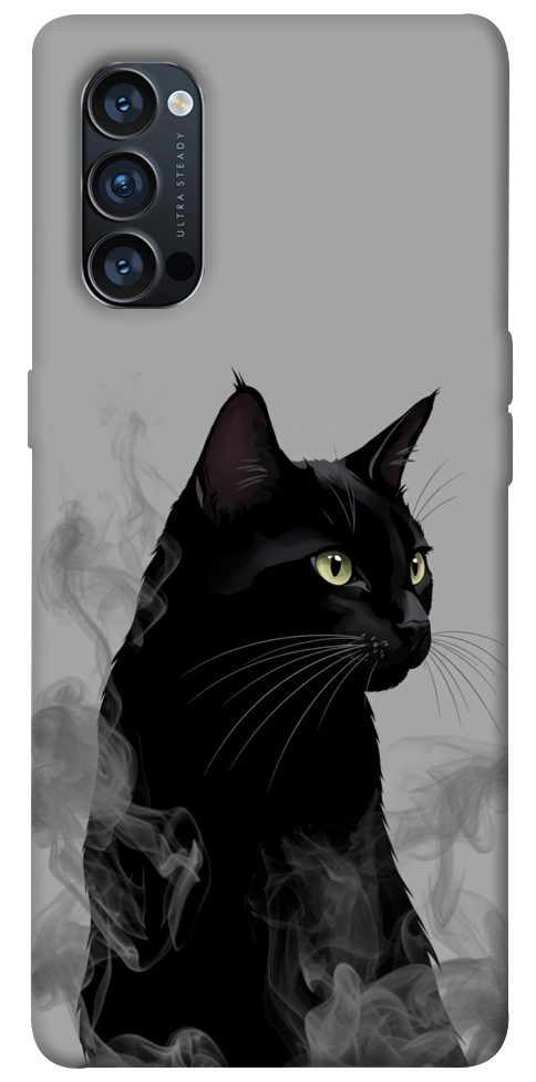 Чехол Smoke cat для Oppo Reno 4 Pro 5G