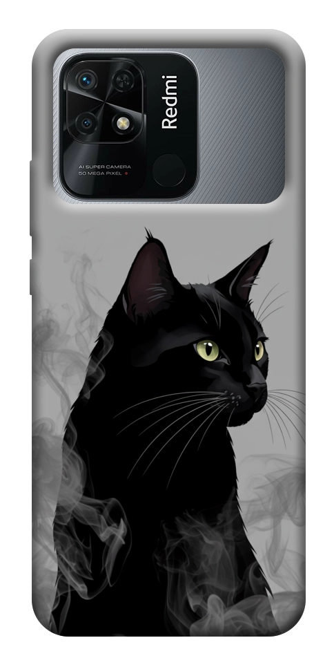 Чехол Smoke cat для Xiaomi Redmi 10C
