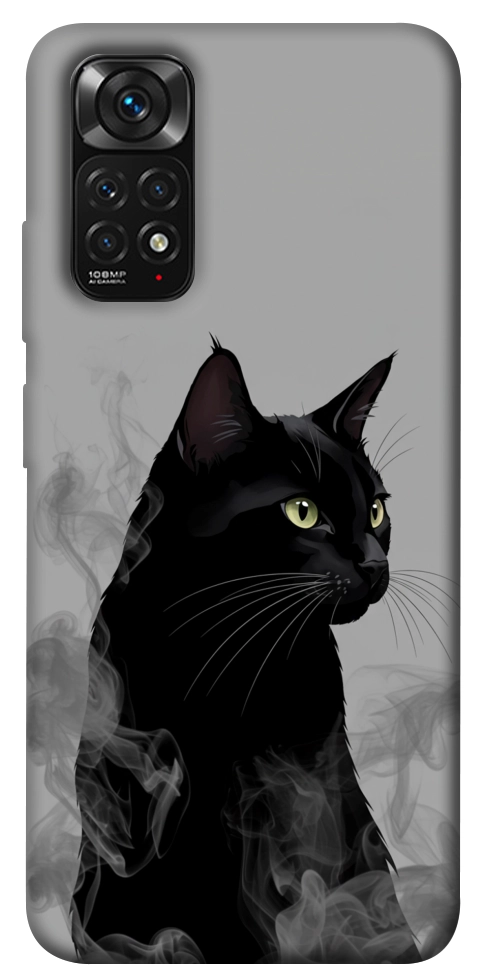 Чехол Smoke cat для Xiaomi Redmi Note 11 (Global)