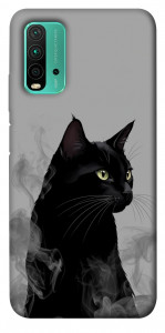 Чехол Smoke cat для Xiaomi Redmi Note 9 4G