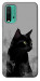 Чохол Smoke cat для Xiaomi Redmi Note 9 4G