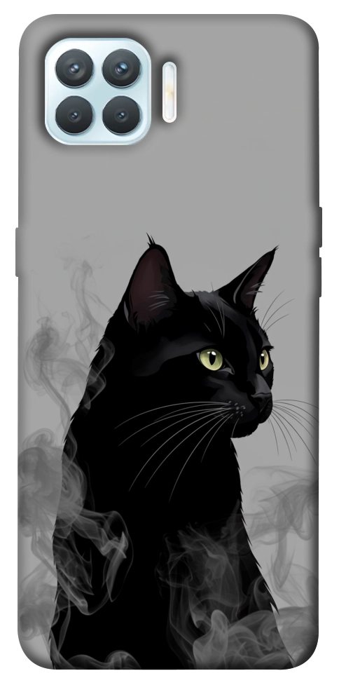Чохол Smoke cat для Oppo F17 Pro