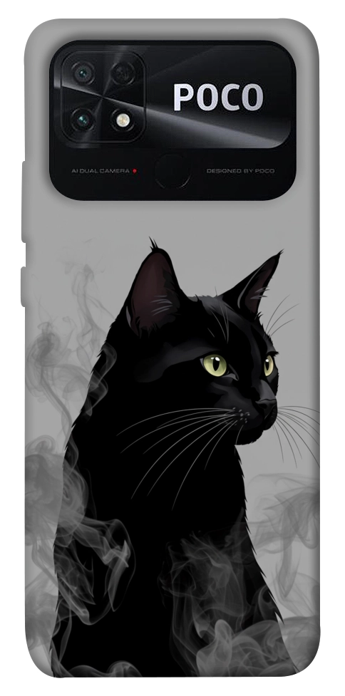Чохол Smoke cat для Xiaomi Poco C40