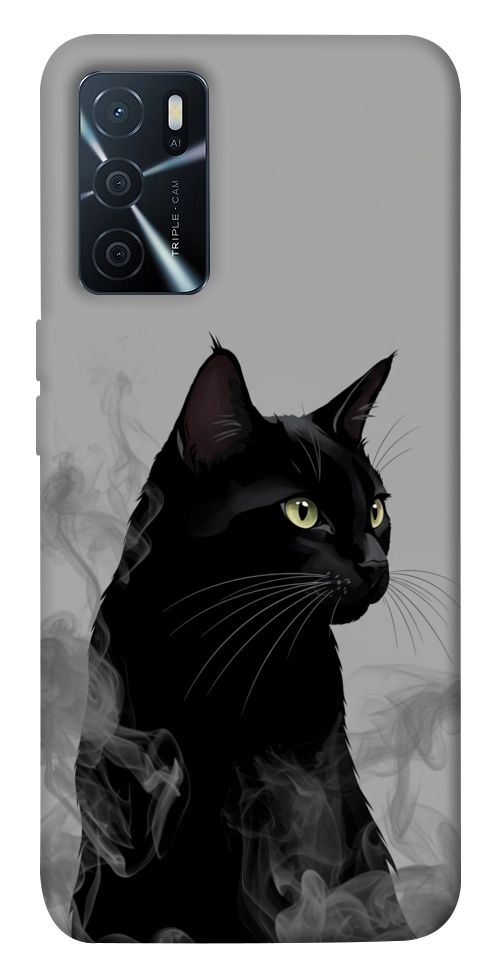 Чехол Smoke cat для Oppo A16