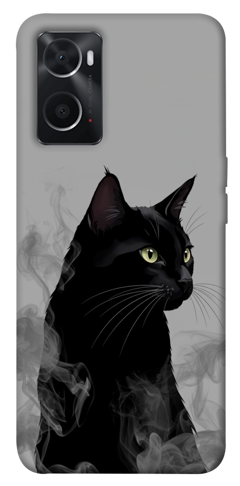 Чохол Smoke cat для Oppo A76 4G